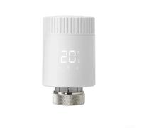 Valvola termostatica programmabile intelligente per radiatore con telecomando e controllo vocale compatibile per WiFi per Zigbee, montaggio M30 x 1,5 mm per compatibilità Tuya, orari personalizzati