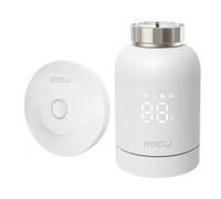 Imou Kit Termostato. Comprende hub ZG2-EU e valvola TRV1, La valvola TRV1 viene fornita con 6 adattatori di montaggio, rilevamento finestra aperta, pr Imou