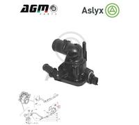 VALVOLA TERMOSTATICA TERMOSTATO COMPLETO ASLYX X FIAT 500 PANDA 1,3 D 55206391
