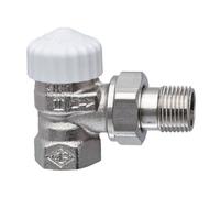 Thermostat-Ventilunterteil V-Exact II Forma di Angolo Dn 15 Nichelato Heimeier