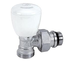 Valvola termostatizzabile a squadra 3/8" x 16 Giacomini R431X032