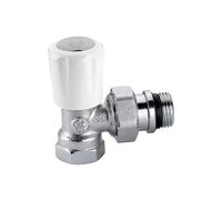 Valvola termostatizzabile Caleffi per ferro 3/8" Ottone cromato