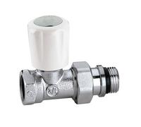 VALVOLA TERMOSTATIZZABILE DIRITTO PER TUBO IN FERRO 1/2"