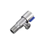 Valvola triangolare in acciaio inossidabile, ingresso acqua calda e fredda for WC, riscaldatore, lavello da cucina(Blue)