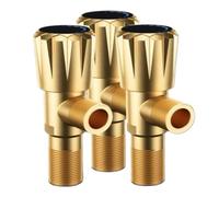 Valvola triangolare in ottone, resistente e senza perdite: supporta l'uscita dell'acqua, la porta di connessione G1/2(J3PC)