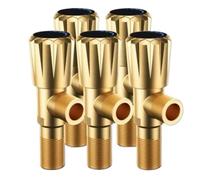 Valvola triangolare in ottone, resistente e senza perdite: supporta l'uscita dell'acqua, la porta di connessione G1/2(J5PC)