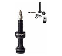 Valvola Tubeless DRC in Ergal Nero con Meccanismo Smontabile