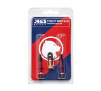 Joe S Tubeless Alloy Frech Presta Valves Rosso 36 mm Red