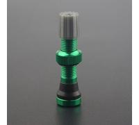 Valvola tubeless per bicicletta, in acciaio inossidabile, 40 mm, per pneumatici senza camera d'aria, ricambio per bici da strada e mountain bike (verde)