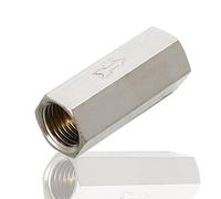 Valvola unidirezionale esagonale, valvola di ritegno in ottone, valvola pneumatica per acqua, benzina, olio diesel (confezione da 1pezzo), oro