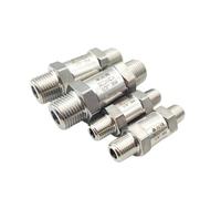 Valvola unidirezionale in acciaio inossidabile 304 da 1/8" 1/4" 1/2" con filettatura maschio esagonale(1/8")