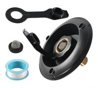 Valvola unidirezionale in ottone per camper con copertura antipolvere e filtro per un riempimento sicuro dell'acqua e protezione contro i detriti nei sistemi RV (H)