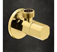 Valvola Valvola Acqua 1 Pz Ottone Facile Installazione Oro Ispessimento Angolo V