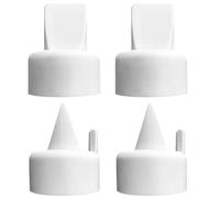 Valvole a becco d'anatra per pompe Spectra S1 S2 9 Plus Synergy Gold e Medela, parti di ricambio per valvola a becco d'anatra con stessa aspirazione dell'originale (confezione da 4)