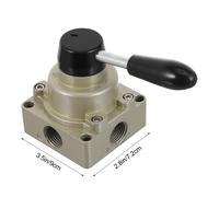 Valvole a leva a mano pneumatica dell'aria Valvole a flusso d'aria Valvole a