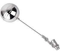 Valvole a sfera galValvole a sfera galleggianti, 1 valvola a galleggiante regolabile da 1/2" 3/4" 1" for controllo automatico del livello dell'acqua serbatoio