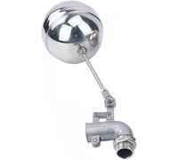 Valvole a sfera galValvole a sfera galleggianti, Valvola, valvola a galleggiante regolabile da 1/2" 3/4" 1" a sfera a gomito Espansione del flusso