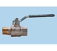 VALVOLE A SFERA LEVA ALLUMINIO LUNGA/FARFALLA VARIE MISURE RUBINETTERIE BRESCIAN