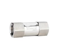 Valvole a spillo con cofano integrale Raccordo for tubo ad alta pressione (6000 Psi) Stelo di regolazione con schema dritto 1 pezzo(3I4,BSPP_304 SS)