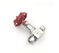 Valvole a spillo con ghiera in acciaio inossidabile 304 da 6 mm, 8 mm e 12 mm, J91W-160P, valvola a globo passante ad alta pressione(OD 12mm)