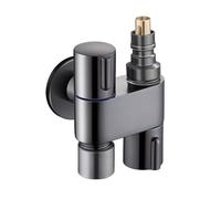 Valvole angolari a doppio controllo per WC, con 1 ingresso e due uscite, valvole per rubinetto per la pulizia del bagno, soluzione igienica per la pulizia del bagno dell'hotel