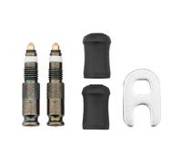 VALVOLE CLIK TUBELESS WOLFTOOTH ALLUMINIO ARGENTO - SET 2 PEZZI SMONTABILI