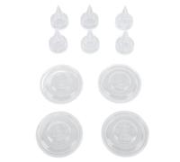 Valvole di Abbraccio Anatra per le Perdite Sostituzione Diaframma per Pompe di Busto Elettrico Indossabili - Accessori in Silicone per S9-6 Valvole di Abbraccio e 4 Diaframmi