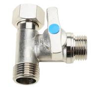 Valvole di arresto a T da 20 mm per rubinetto a compressione, adattatore a T, splitter per rubinetti, serbatoi WC, lavastoviglie, sotto il lavandino, splitter a T