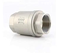 Valvole di ritegno 1/4 3/8 1/2 3/1 1 1-1/4 1-1/2 Valvola a molla in linea con sollevamento verticale SS304 in acciaio inossidabile DN8 DN15 DN20 DN25 DN32 DN40 pz(1 Inch)