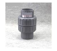Valvole di ritegno 1pc 32-63mm Diametro interno PVC Valvola di non ritorno unidirezionale Valvola di non ritorno UPVC Raccordo for tubo for irrigazione da giardino Acquario Serbatoio di pesce Aaapter(