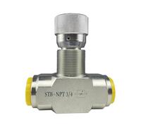 Valvole di ritegno a farfalla a senso singolo Valvole di controllo della velocità del cilindro idraulico ad alta pressione per raccordi per tubi Valvole di ritegno a farfalla a senso unico