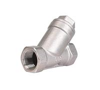 Valvole di ritegno BSP 1/4 3/8 1/2 3/4 1 1-1/4 1-1/2 2 Femmina In Linea Y Maglia Filtro Filettature Filtro SS304 Valvola Filtro In Acciaio Inox 1 pz(0.75 Inch)