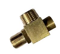 Valvole di ritegno del compressore d'aria di rame che caratterizzano il meccanismo dello scaricatore collegamento a 3 vie Nessuna valvole di ritorno Connettore filettato del tubo di rame