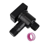 Valvole di ritegno in ABS Include nastro sigillante PTFE Preventer di riflusso sottovuoto per impianti idraulici previene le valvole di ritegno del riflusso delle acque reflue per la linea di lavaggio