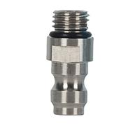 Valvole di ritegno in acciaio inossidabile 40MPa Raccordo d'aria Filettatura M8x1 Accoppiatore rapido per compressori d'aria Sistemi pneumatici Adattatori per valvole di gonfiaggio pesanti