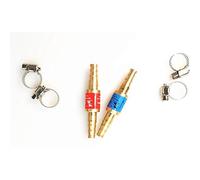 Valvole di ritegno Ossigeno Acetilene Dispositivo di Protezione dal Ritorno di Fiamma Valvola di ritegno Flame Buster for Riduttore di Pressione Regolatore Torcia for Taglio Gas for Tubi(OD 8mm)