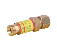 Valvole di ritegno per ossigeno acetilene Flash Back Arrestor per Riduttore di Pressione Taglio Saldatura Filettatura M16X1.5 Pmax 0.2/0.5 Mpa 20X66Mm per Acetilene Ossigeno Gas Attrezzature