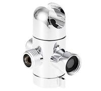 Valvole di ritegno Staffa fissa ABS Soffione doccia for bagno Deviatore Supporto for braccio spruzzatore 1/2 Valvola a tre vie for Finitura cromata Regolabile