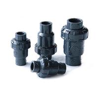 Valvole di ritegno Valvola non ritorno in PVC con patta interna in plastica da 50 mm DN25 DN32 DN40 DN50 universale verticale orizzontale 1pz(DN50)