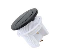 Valvole di scarico doppie resistenti all'erosione Pulsante pneumatico Grande diametro ABS Rame WC Parte Fissaggio rapido per bagno WC Kit pulsante di lavaggio