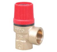 Valvole di sicurezza in ottone Stally Portatile DN15 valvole ausiliarie per il rilascio di pressione dell'olio dell'acqua Con membrana EPDM Utilizzare valvole di sicurezza in ottone