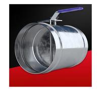 Valvole For Condotti Dell'aria Con Serranda Manuale Dell'aria, Valvola For Tubi Della Serranda Dell'aria 80-350 Mm Diametro 201 Volume D'aria Modulante In Acciaio Inossidabile(201 stainless steel 125m