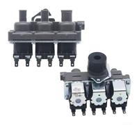 Valvole interne Watesr per lavatrici per compatibilità multimarca, Singles Doubles Triple Hesad Solesnoid, Coppesr Construction, AC220V 6W Resplacesmesnt Part(G)