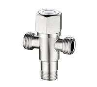 Valvole multifunzione in acciaio inox a 3 vie G1/2 Accessori for bagno Deviatore d'acqua a parete