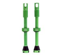 Peaty's X Chris King MK2 Presta Tubeless Valves Set 60 mm emerald (60 mm)