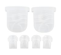 Valvole per Pompa di Allattamento, Accessori di Ricambio in Silicone 4 Pezzi con Diaframma 2pz, Valvole a Becco d'Anatra, Componenti Sostitutivi for Mamme in Movimento e Allattamento Notturno