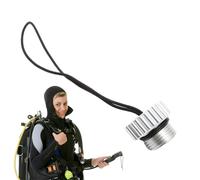 Valvole per serbatoio da immersione, coperchio antipolvere fissato con una corda, regolatore per immersioni subacquee, coperchio antipolvere in alluminio per valvola per bottiglia di pre-gettata Va