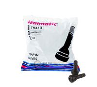 Valvole pneumatici auto TR413 Italmatic corte per gomme tubeless pz 100