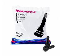 Valvole pneumatici auto TR413 Italmatic corte per gomme tubeless pz 100