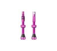 Valvole tubeless holeshot fast flow di peaty s colore rosa